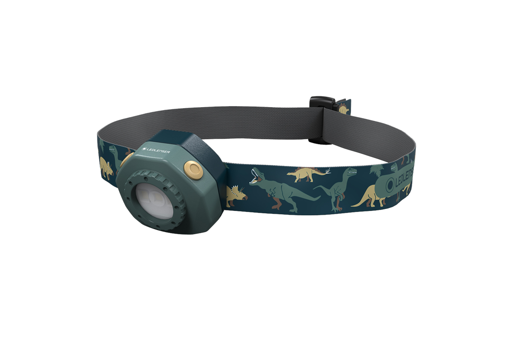 Ledlenser Kidled 4R, Zelena/vijolična, Otroška naglavna svetilka