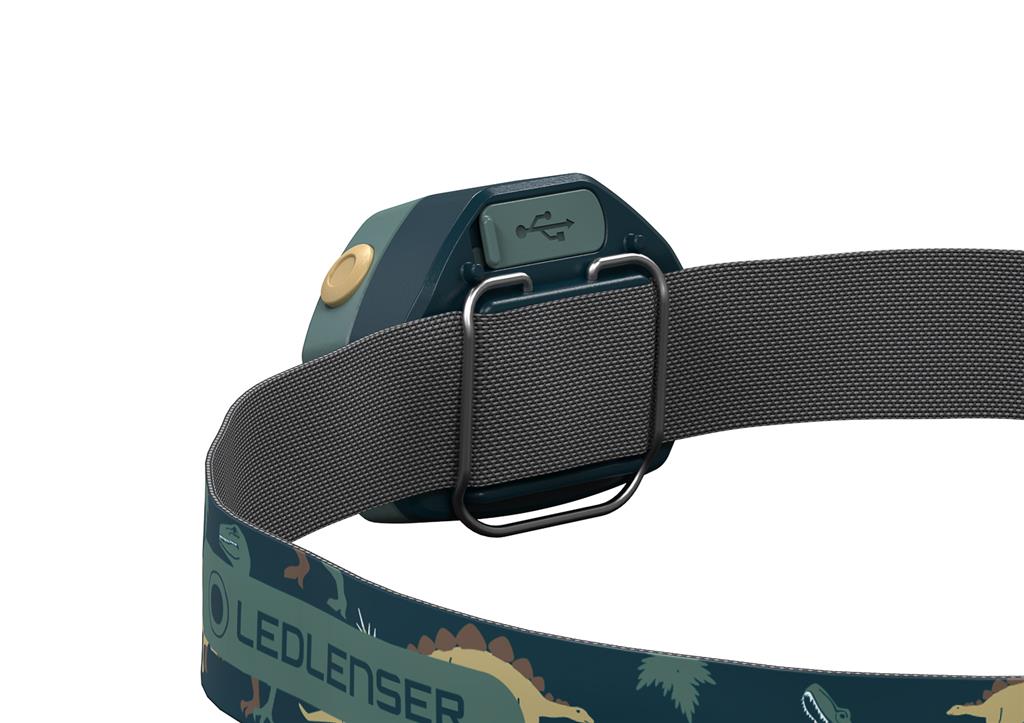 Ledlenser Kidled 4R, Zelena/vijolična, Otroška naglavna svetilka