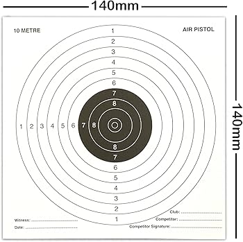 Uprint Standard Air Gun Target 10m, 200 pcs