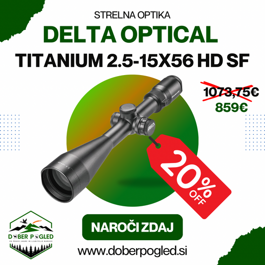 Delta Optical Titanium 2.5-15x56 HD SF